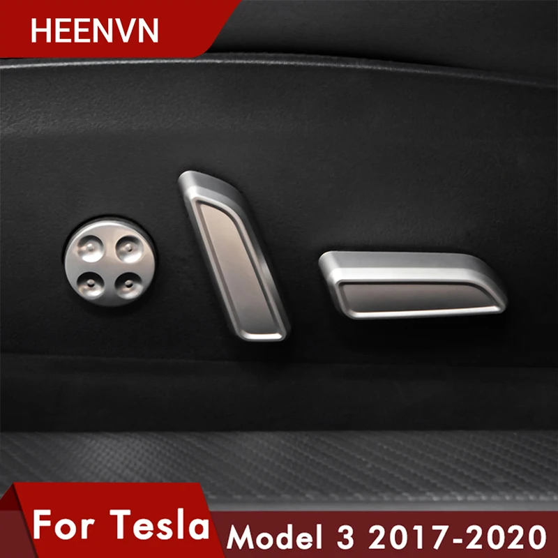 Heenvn Model3 декоративная кнопка для автомобильного сиденья Tesla модель 3 Аксессуары