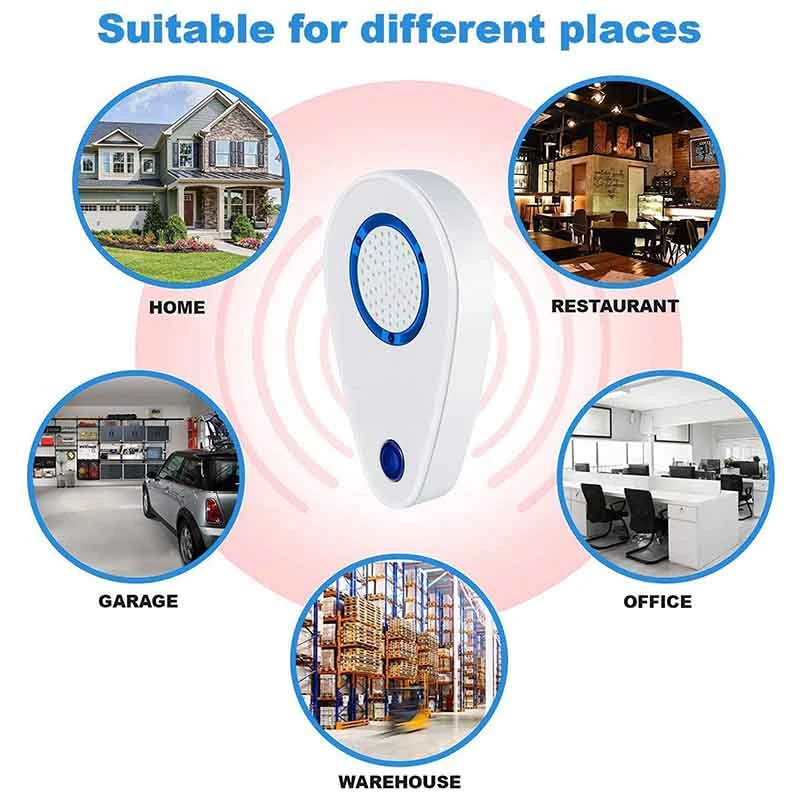 

Insect Repellent, Electronic Repellent-Mice, Ants, Mosquitoes, Spiders, Cockroaches, Mice, Fleas, Flies(UK Plug)
