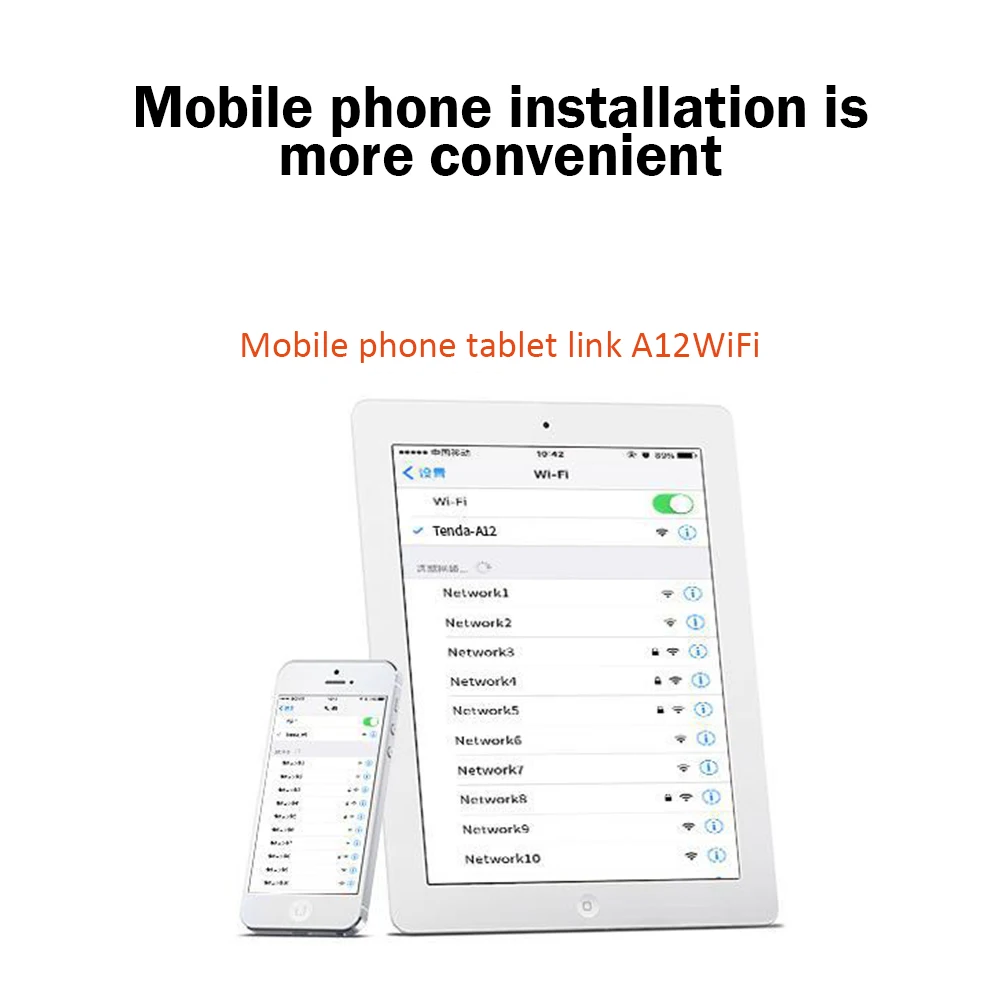 Tenda A12 300 Мбит/с Wifi ретранслятор расширитель диапазона беспроводной ретранслятор усилитель сигнала 3 антенны полный дом крышка расширитель маршрутизатора