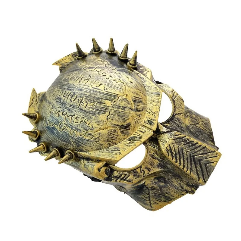 Чужовая маска хищника Хэллоуин ужас одинокая волка заклепки железные