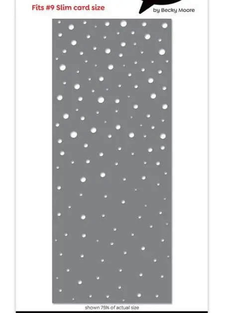 Металлические Вырубные штампы высекающий снег тонкая форма для карточек