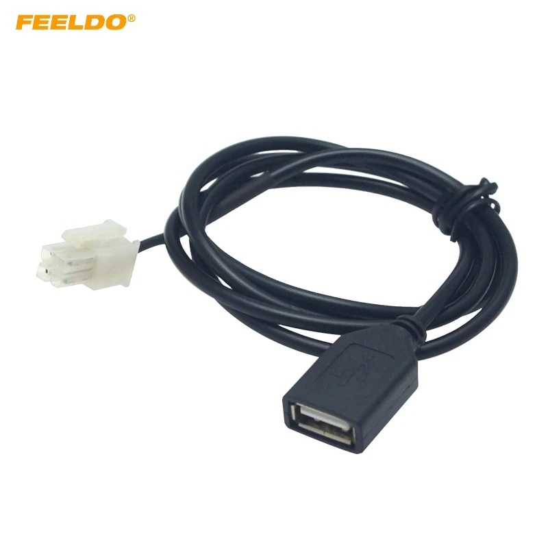 Автомагнитола FEELDO CD/DVD стерео 2 0 USB к 4 контактному разъему кабель для Chery QQ/Tiggo Chevrolet