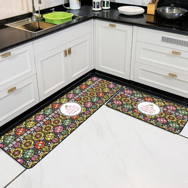 Ковер для кухни в индийском стиле богемные геометрические коврики с принтом
