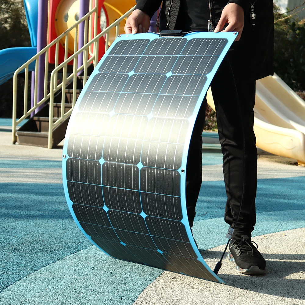 Jual Panel Tenaga Surya/Solar Panel 12V 300W Fotovoltaik Kit Home Sistem Dengan 20A Solar Charger Controller Untuk Mobil Caravan Kemping RV Perahu 1000W