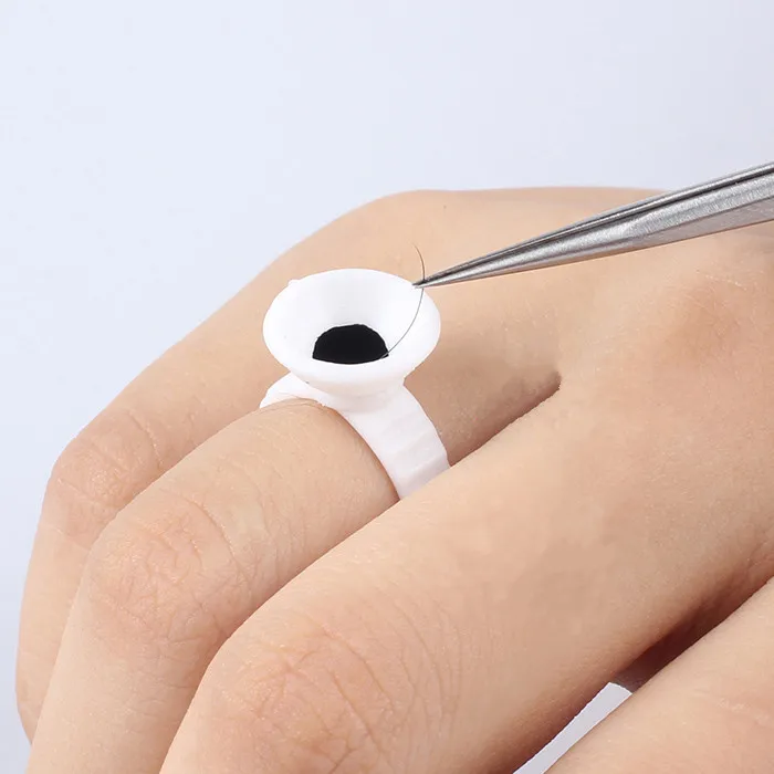 100 пластиковых чернил для тату кольцо подстаканник бровей губ маленький средний