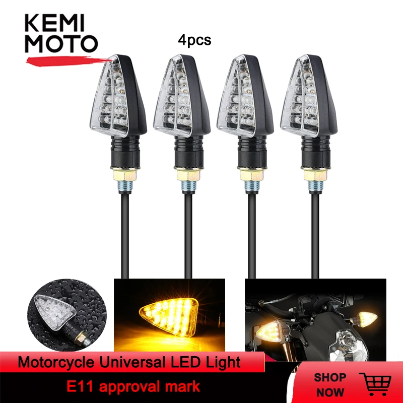 4 шт. универсальные указатели поворота для мотоцикла светодиодные индикаторы