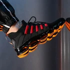 Мужские кроссовки для бега, из сетчатого материала, повседневные, для осени, 2020