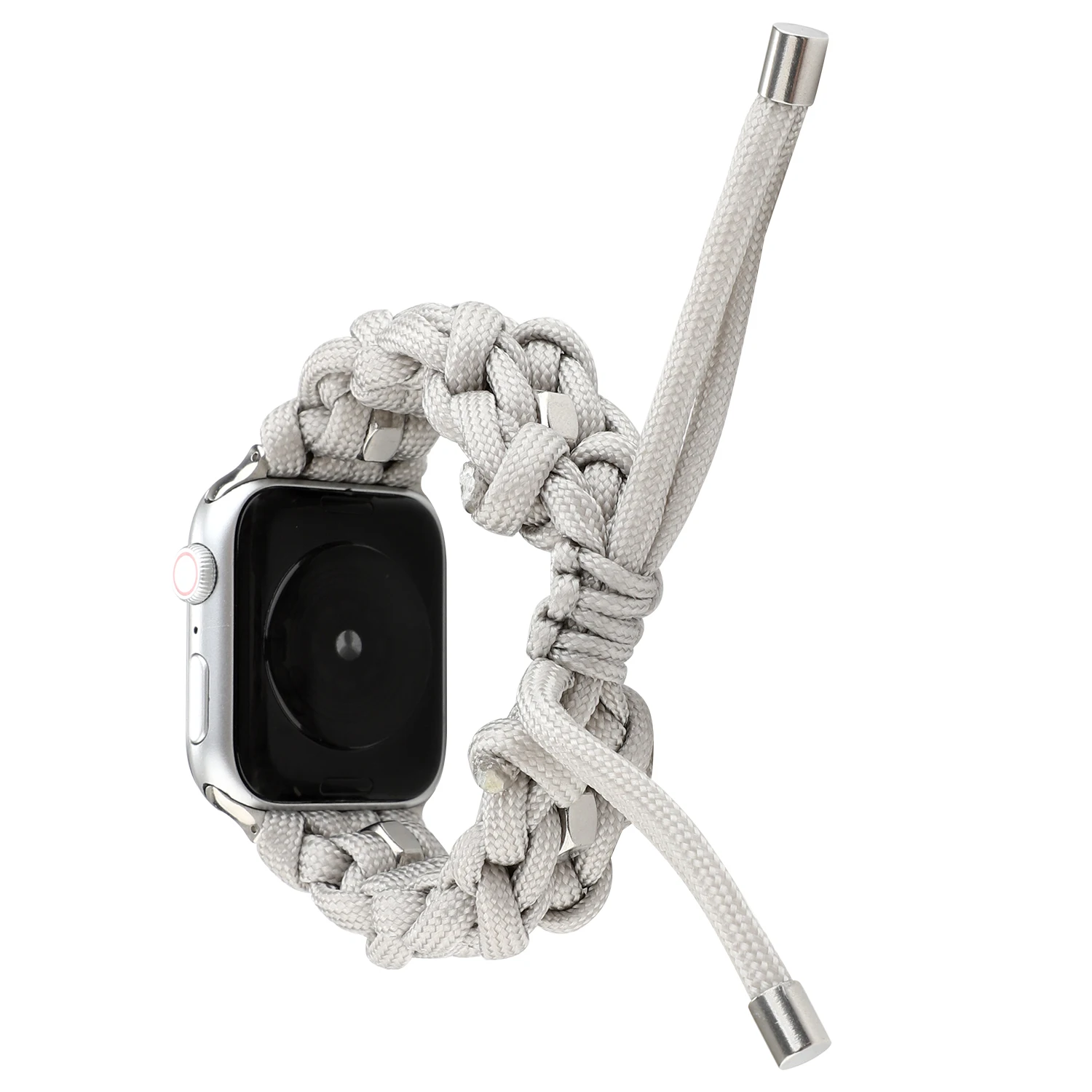 Спортивный тканый браслет из нейлоновой веревки для Apple Watch 38 мм 42 мм 40 мм 44 мм для iWatch 5 4 3 2 1