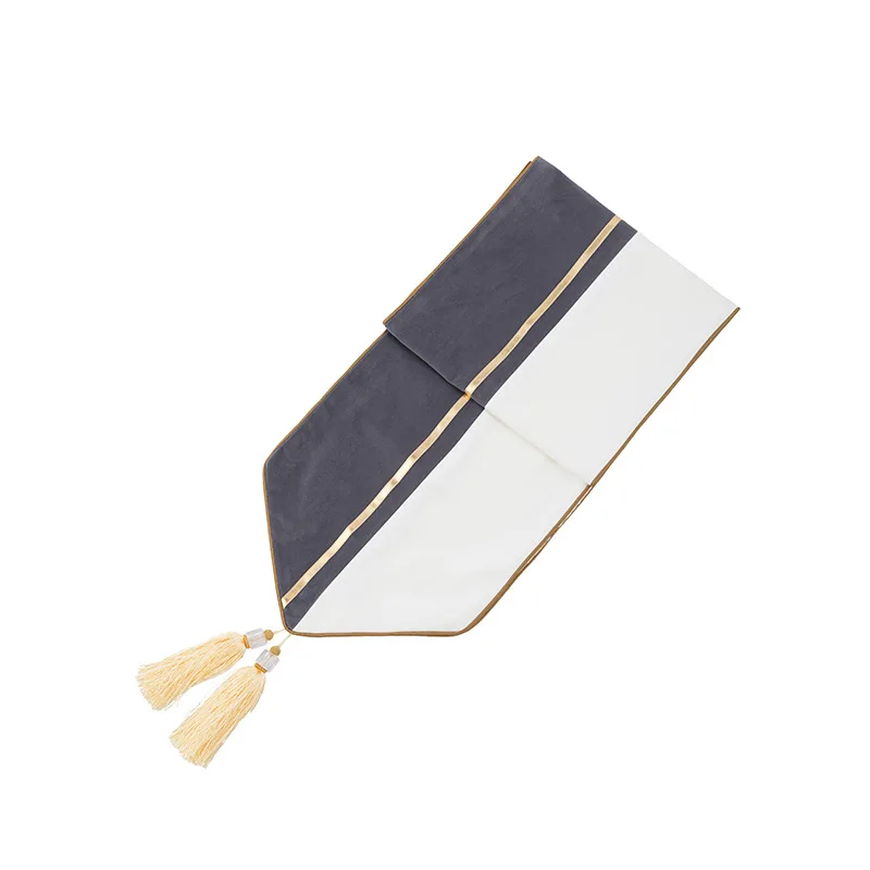 modern light luxury table runner long strip of high grade coffee table decoration cloth dust cover for tv cabinet 32210 cm free global shipping