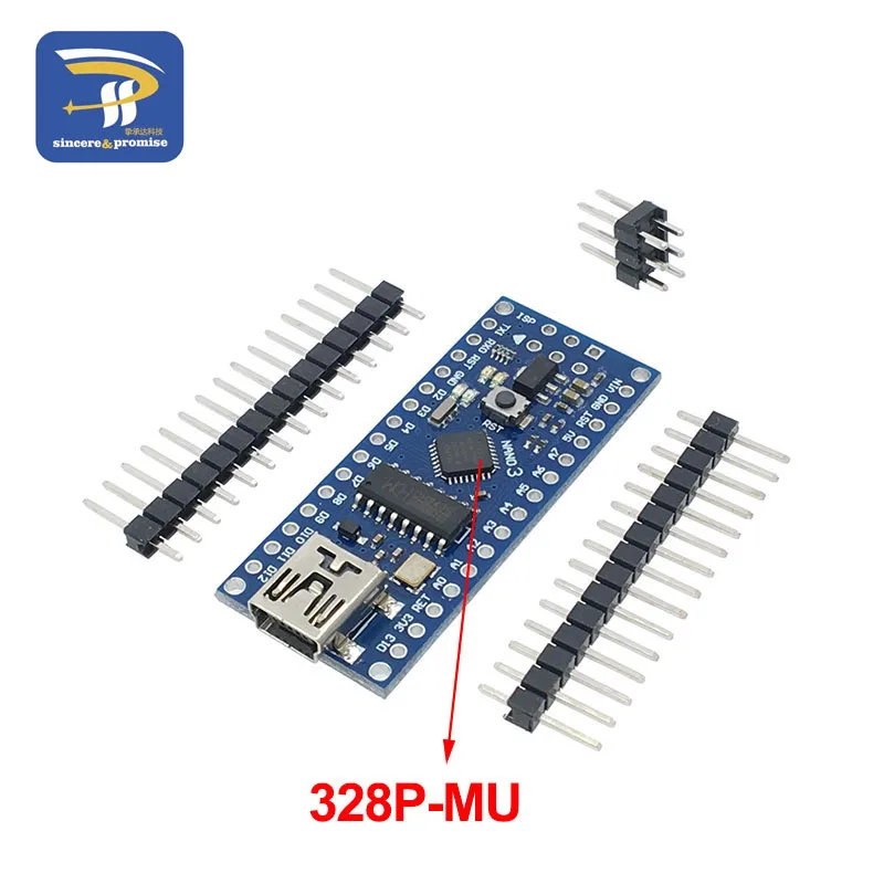 Atmega328 Мини USB Nano V3.0 ATmega328P CH340G 5 в 16 м плата микроконтроллера для Arduino 328P NANO 3,0 CH340