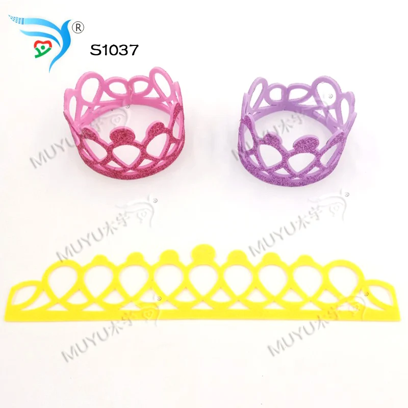 Блокировка сердца Корона скрапбукинга вырезать небо и стальные деревянные