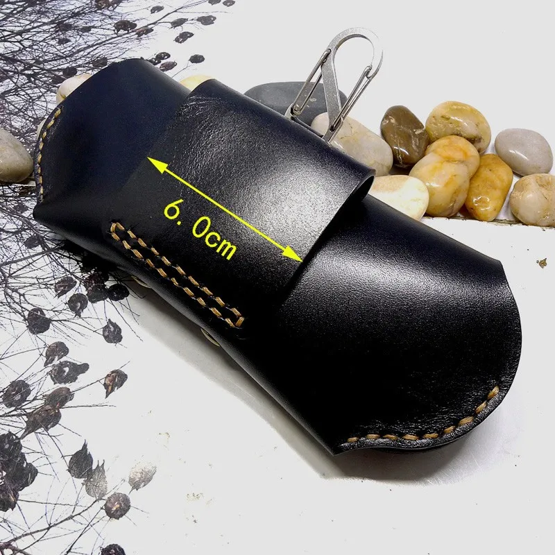 Чехол для очков Blongk сумка на пояс ручной работы из натуральной кожи портативный