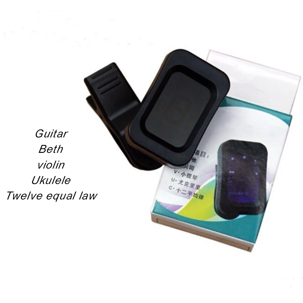 Тюнер для электрогитары струнный музыкальный инструмент тюнер бас-гитары