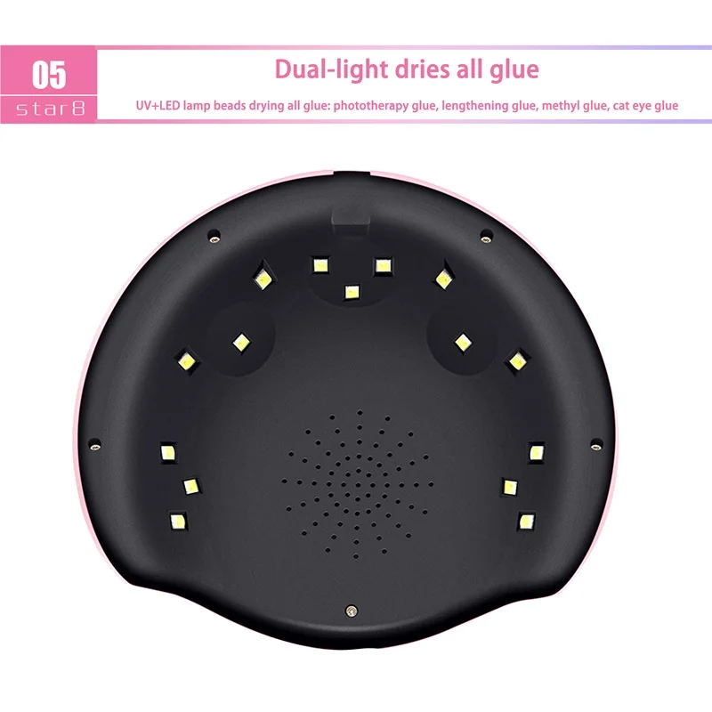 УФ лампа для сушки гель лака ногтей 24 Вт с ЖК дисплеем|Сушилки ногтей| |