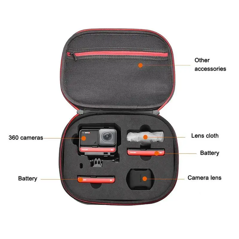 Профессиональная сумка для камеры Insta360 ONE R аксессуары экшн-камеры портативный