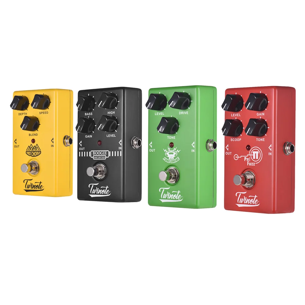 twinote elektrische gitarre pedal overdrive vintage verzerrung high gain simulator chorus digital delay effekte gitarre zubehör free global shipp