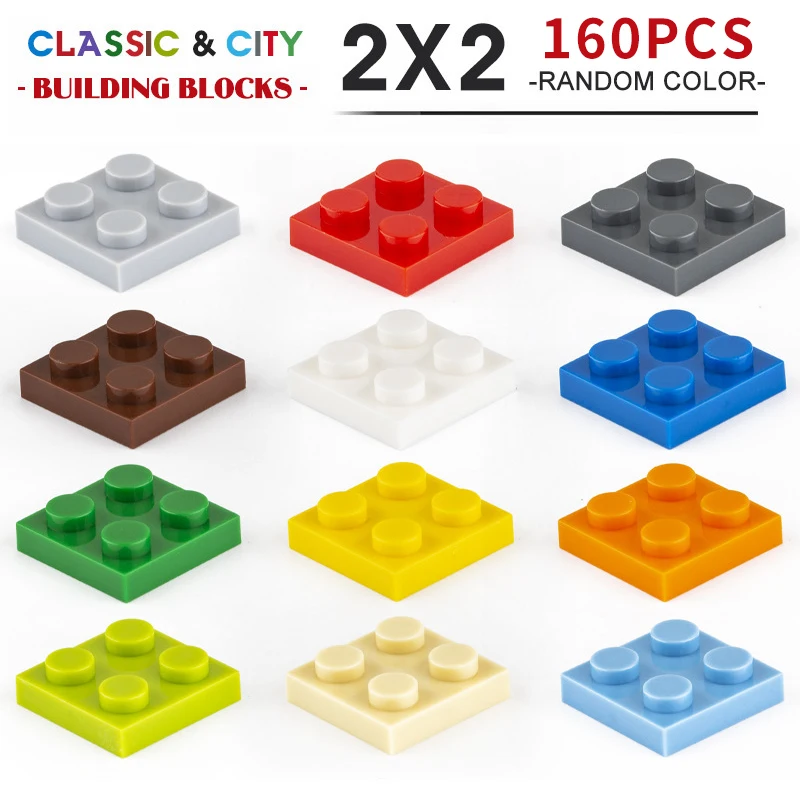 Конструктор сделай сам классический креативные строительные блоки россыпью 1X1 1X2