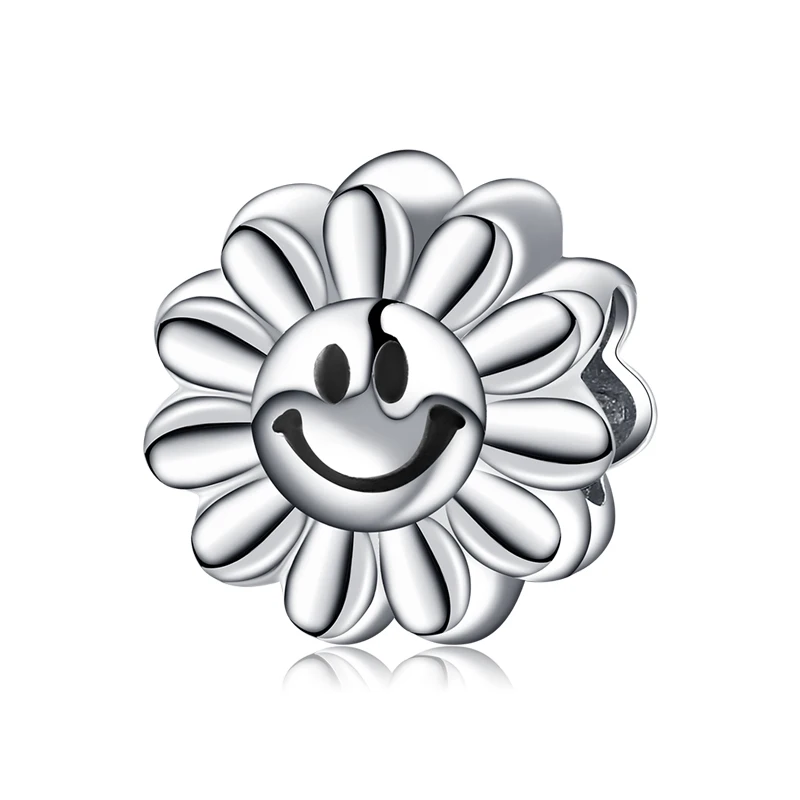 Декоративной 925 пробы серебро цветущие цветы орхидеи бусины для изготовления