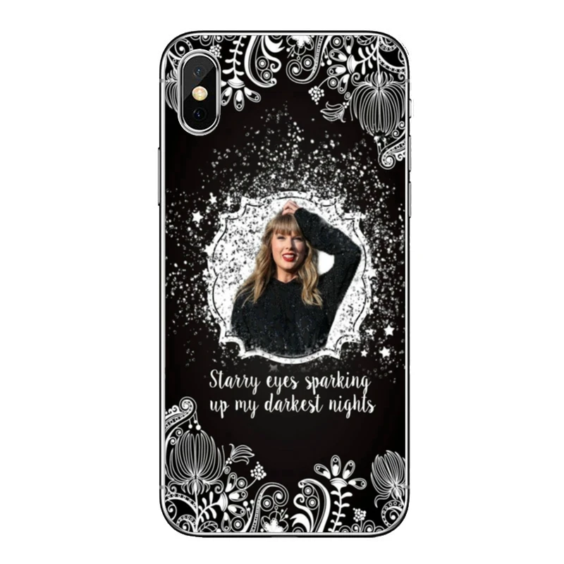 Для iPhone XR X XS Max 8 7 6s 6 plus SE 5s 5c 5 iPod Touch 1989 taylor Девушка Певица аксессуары чехол для телефона - Цвет: 1989-taylor-B-08