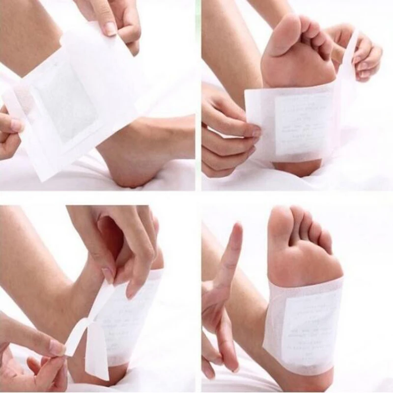 Детоксикация бамбуковый уксус Подушечка для ног токсин похудения очищающее