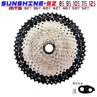 mountain bike cassette 8 9 10 11 12 speed velocidade mtb 11 32364042465052t bicycle freewheel bike sprocket for shimano