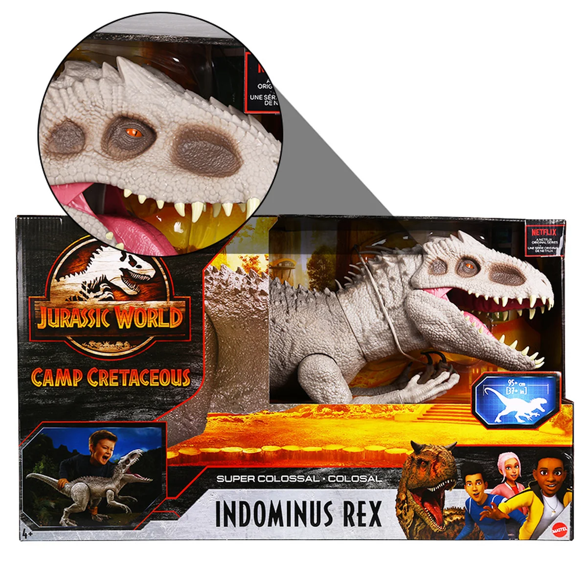 Мир Юрского периода динозавр индоминус Рекс меловой тираннозавр подвижные