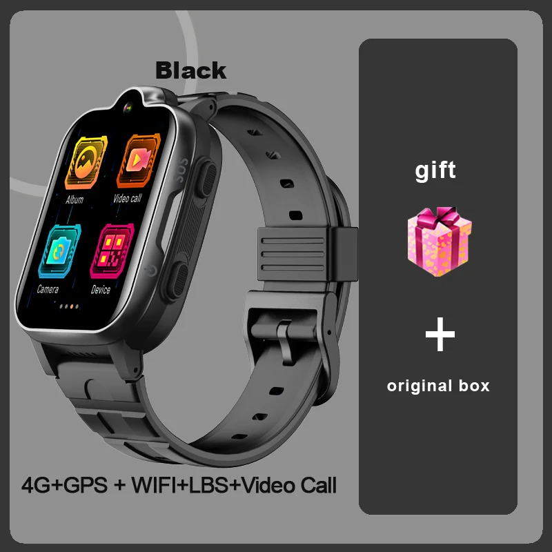 

4G Детские Смарт-часы телефон GPS WIFI трекер SOS HD Видеозвонок сенсорный экран IP67 Водонепроницаемый звонок Назад Детские Смарт-часы