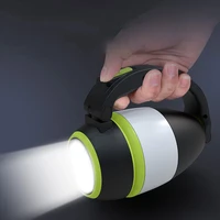 new led camping light super bright rechargeable hiking lantern fishing torch spotlight led light portable flashlights
