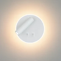 led wall lamps 3w reading light 7w backlight with switch wall light hotel bedside modern wall lamp bedroom study stair sconces