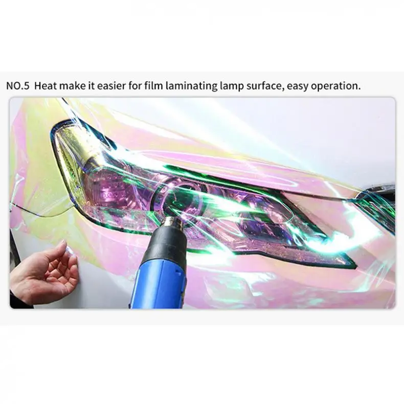 Автомобильная задняя фара 120x30 см из ПВХ|Наклейки на автомобиль| |