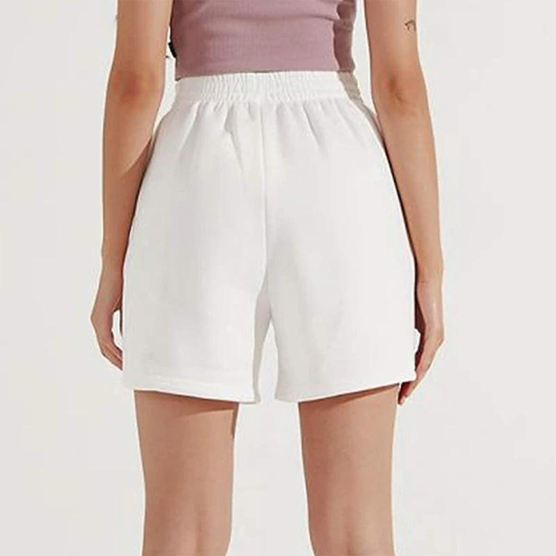 

Women Summer Casual Sport Short Purple Color Elastic Waist Slant Pockets Female Tracksuit Workout Biker High Waisted Sport Short
