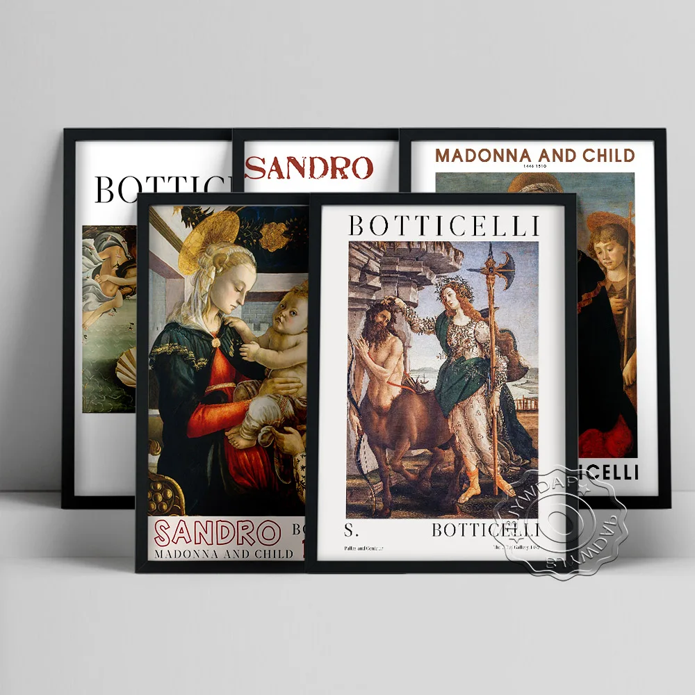 Классическая мифология Sandro Botticelli искусство стен в стиле ретро эпохи