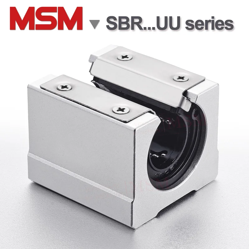 2 шт. MSM линейные подшипники SBR16UU SBR20UU SBR25UU SBR30UU/SME16UU SME20UU SME25UU SME30UU скользящий блок SBS