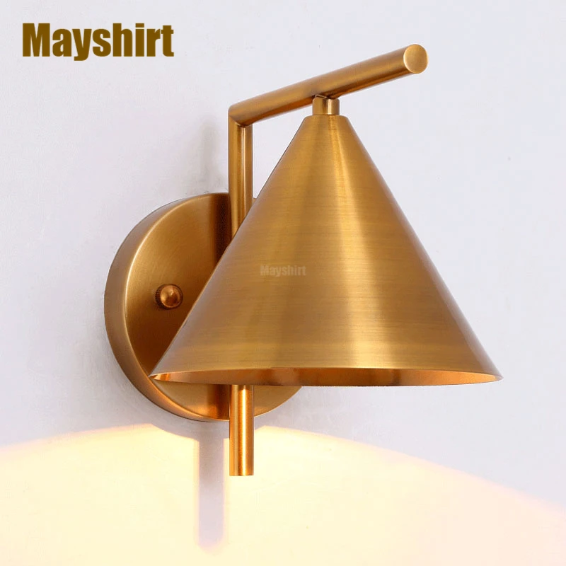 Vintage Wall Lamp Nordic Led Metal Sconce Light Fixtures Bathroom Bedroom Bedside Mirror Lights Home Industrial Decor | Лампы и