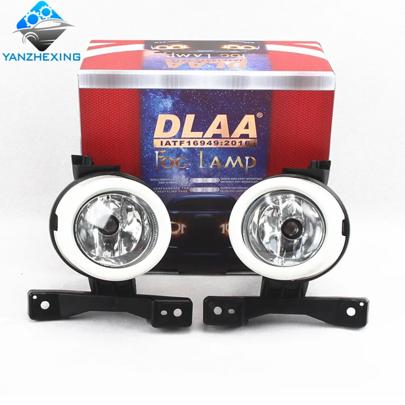 DLAA TY076 Set Автомобильные фары дневного света светильник DRL противотуманная фара в сборе для Toyota Hiace/QUANTA 2009-2011 12V переднего бампера светильник комплект аксессуаров - Цвет: DLAA TY076 Set
