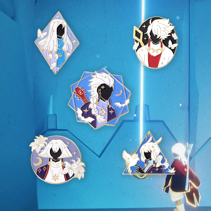 Булавка для модели идола аниме изысканная брошь из сплава с мультяшным