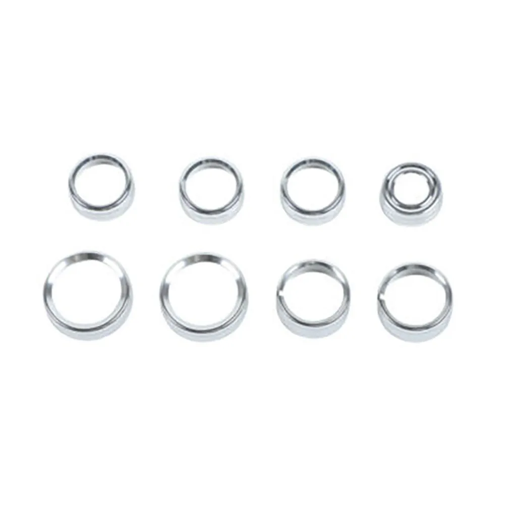 

2014-18 Switch Knob Cover 8pcs/Set Central Control For Chevy Silverado