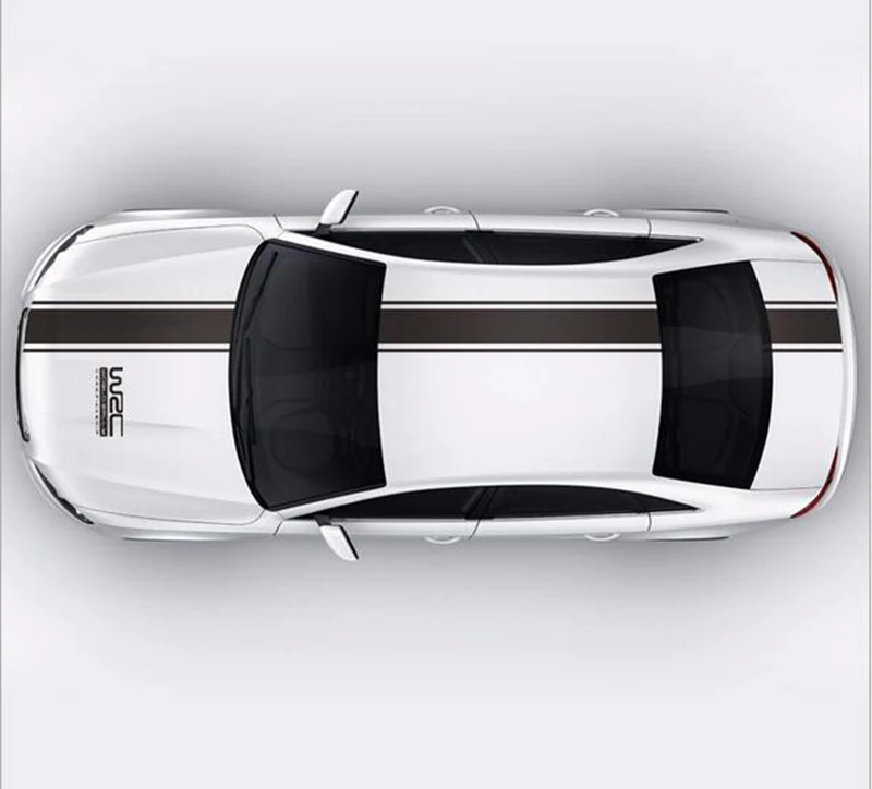 

Наклейка WRC, виниловые автомобильные наклейки, наклейки для кузова автомобиля, крыши, хвоста, царапин, внешние модификаторы, универсальные украшения «сделай сам»