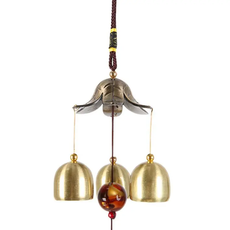 Трубчатые колокольчики Бронзовый двор садовые наружные ветряные талисманы