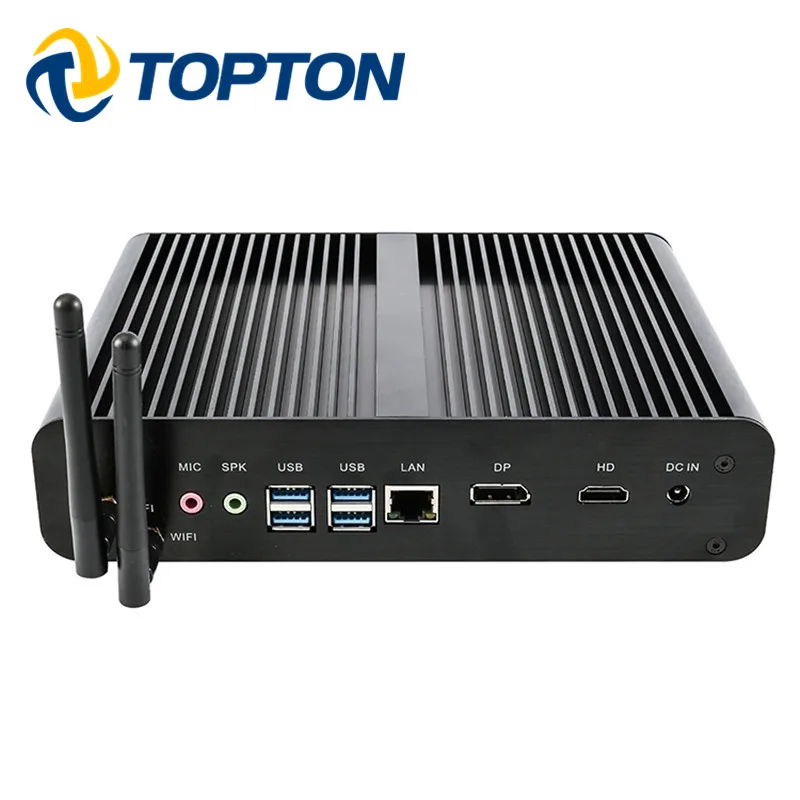 

New Fanless Mini Computer Intel i7 10710U 10510U Desktop PC Windows 10 2*DDR4 M.2 NVMe+Msata+2.5''SATA 4K HTPC Nettop HDMI DP