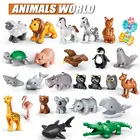 Конструктор Детский развивающий кенгуру, Фламинго, панда