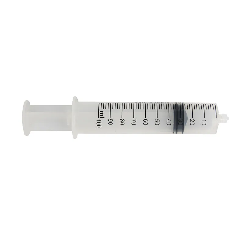 100ML Measuring Syringe 100ml Plastic With 80cm Clear Tube For Nutrient Motoring Applications | Обустройство дома