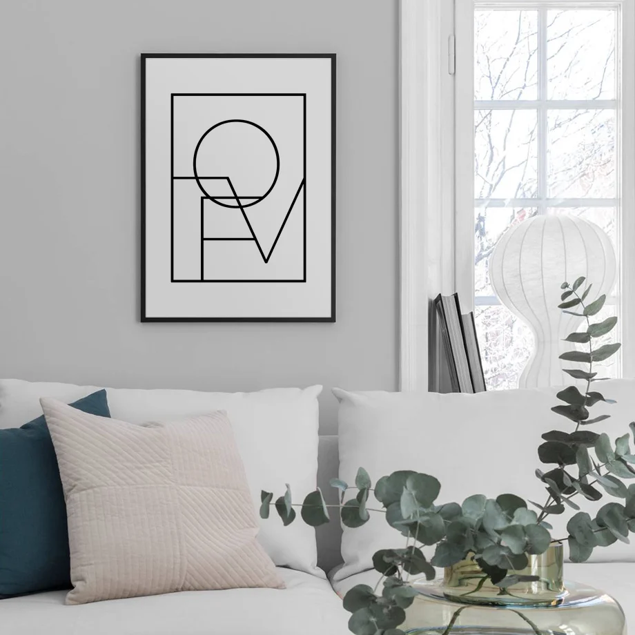 Настенная Картина на холсте с цитатами любовь скандинавские плакаты и принты