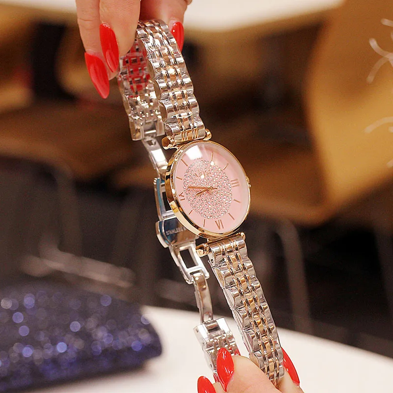 Женские наручные часы женские роскошные брендовые кварцевые дамские с