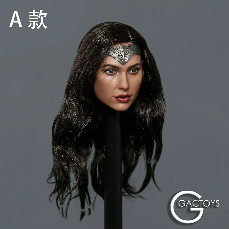 В наличии GACTOYS GC037 1/6 чудо девочка голова Лепка Галь гадот посаженные волосы