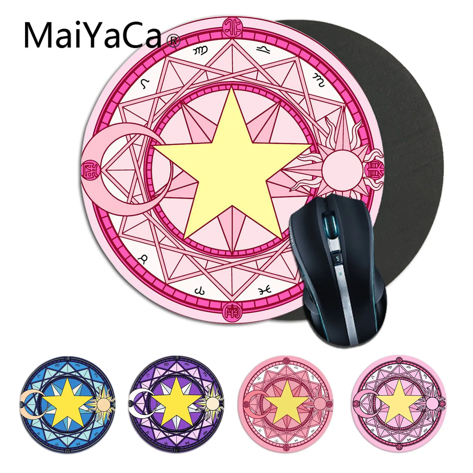 MaiYaCa популярный коврик для мыши аниме милый магический набор резиновый
