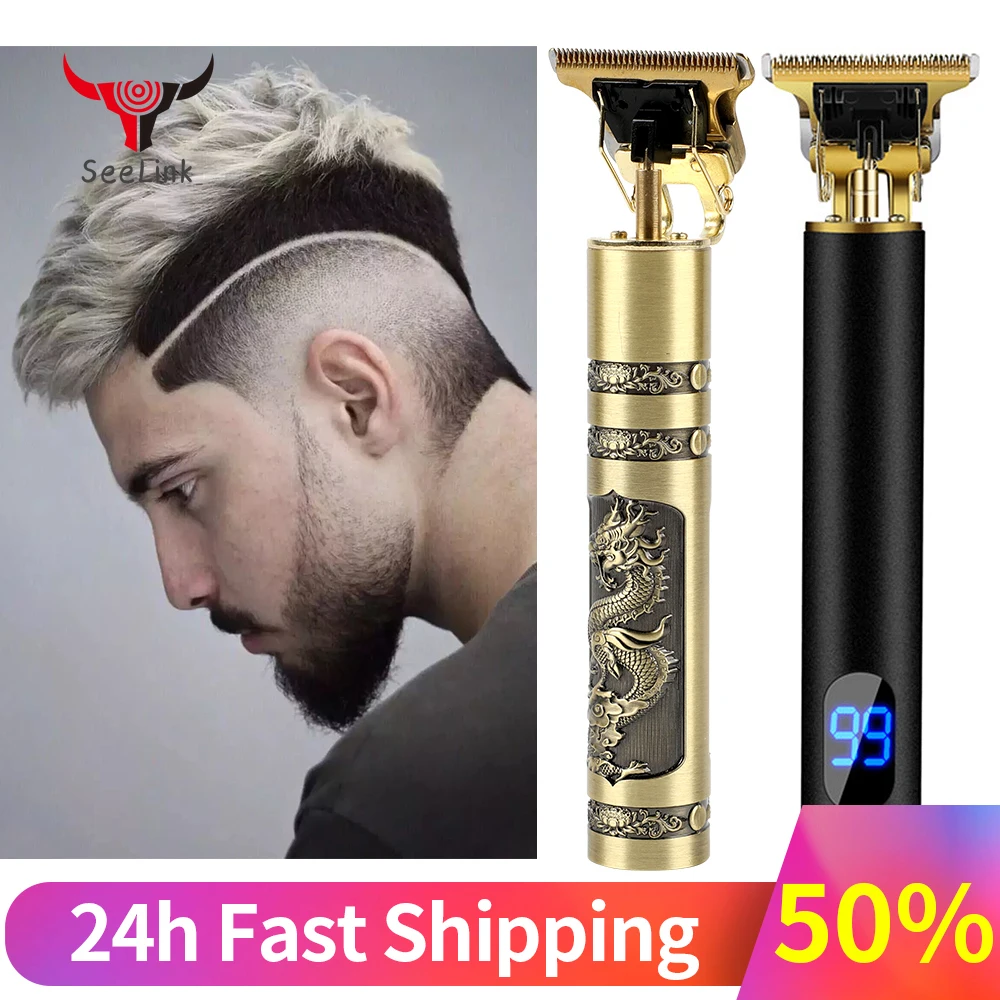 

Trimmer for men Clipper Hair Trimmer Professional Baldheaded for Men Beard Shaver Machine barba USB Cut Barbershop