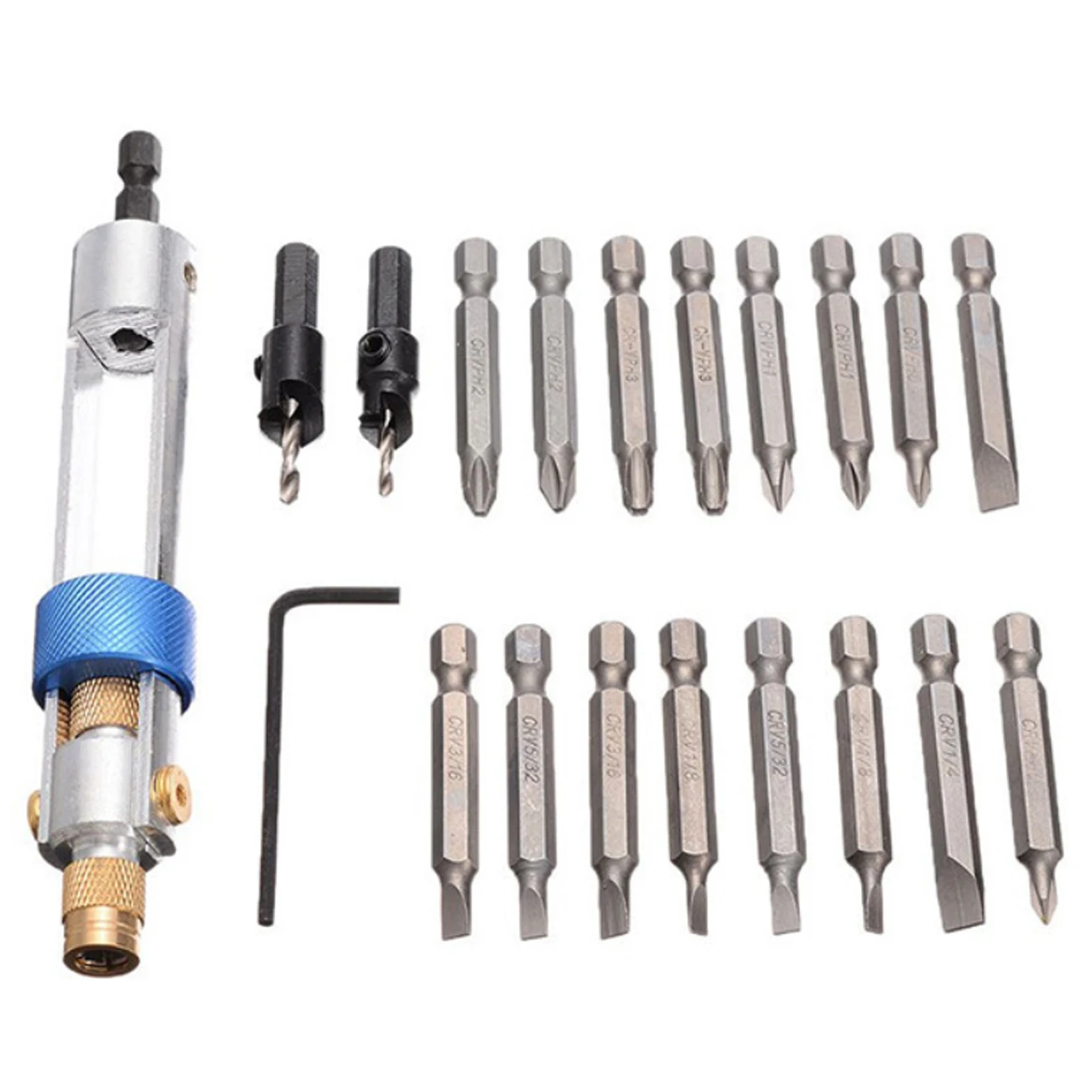 

Swap Drill Bit Kit Torx Bits For Screwdriver Set Flip Drive Half Time Drill Driver Swivel Head Hex Precision Driving Repair Tool