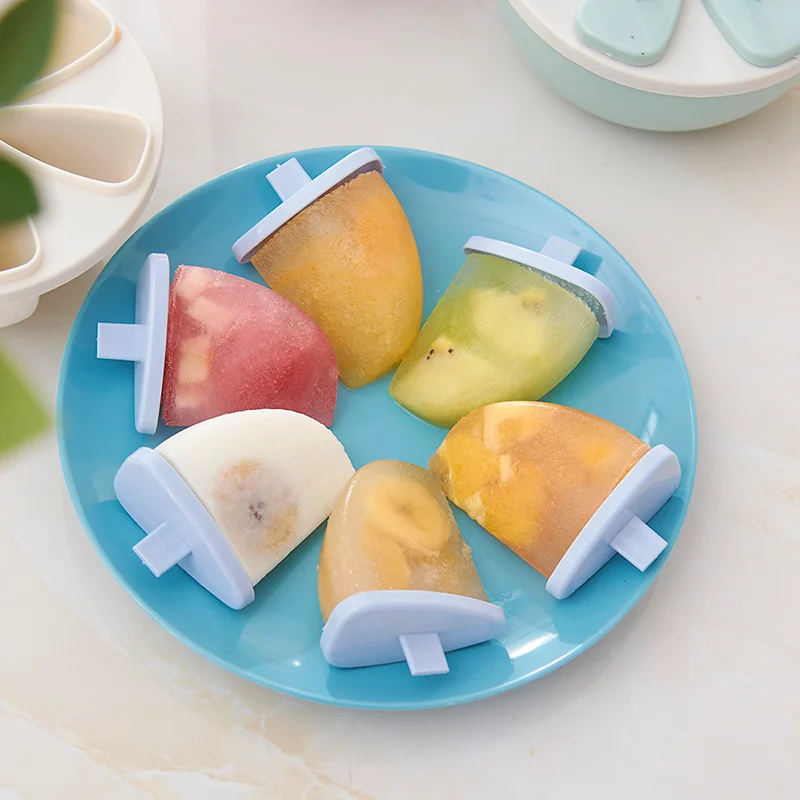 

6/8 Hole Ice Cream sicle Molds Rectangle/ Square Shaped Reusable DIY Ice Cream Summer Ice-lolly Molds Kitchen Accessories