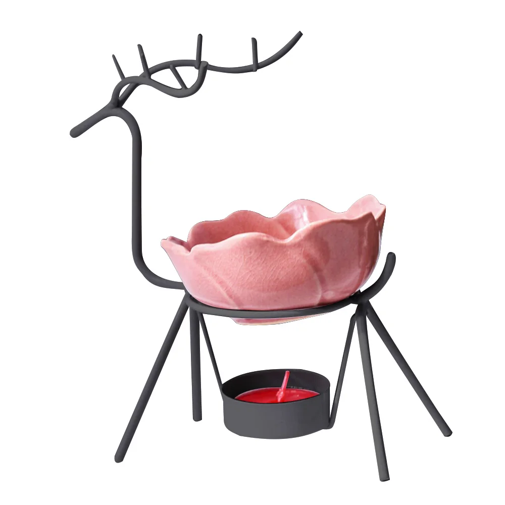 Креативная масляная горелка из нержавеющей стали в виде оленя искусственная